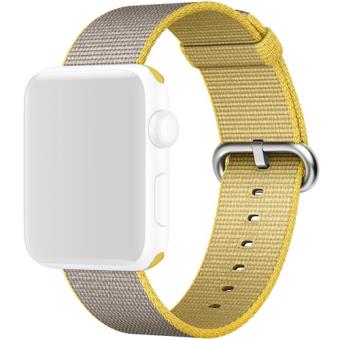 Apple Bracelete Nylon para Apple Watch 42mm (Amarelo/Cinzento Claro)