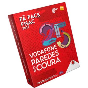 Fã Pack Fnac Vodafone Paredes de Coura 2017 - Passe 4 Dias: T-Shirt L (Aderente)