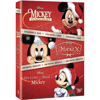 Pack Natal Disney Mickey 2018 - 3 DVD