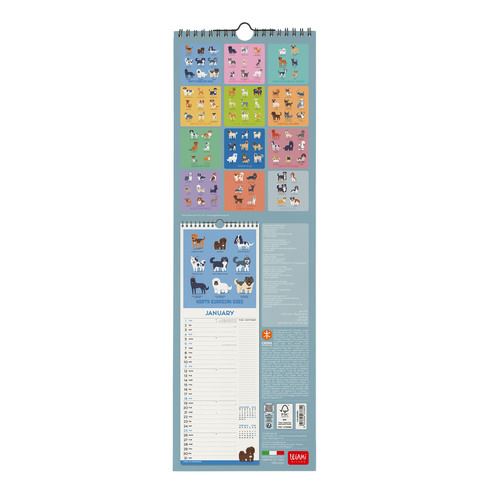 Legami Tafelkalender 2026 Dogs Of The World - Bureaukalender 12 X 14,5 Cm Engels