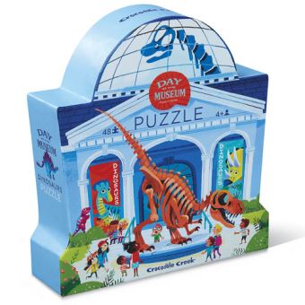 Puzzle Day at the Museum: Dinosaurs 48 Peças - Crocodile Creek