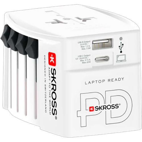 Adaptador Universal Skross MUV USB AC65PD - Branco