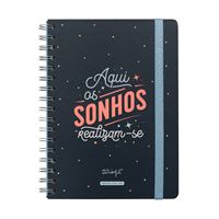 Agenda Escolar Clássica Vista Semanal 2020-2021 Mr. Wonderful - Aqui os Sonhos Realizam-se