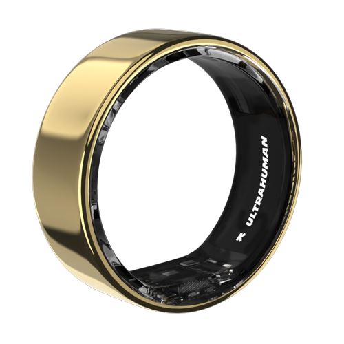 Anel Inteligente Ultrahuman Ring Air - Bionic Gold -Tamanho 8 (19.01 mm)