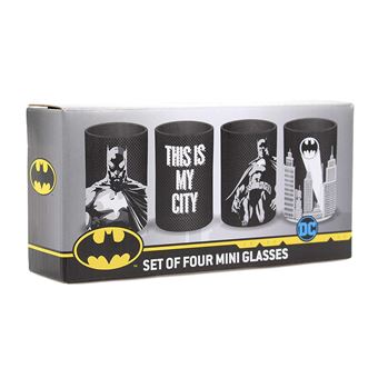 Set de 4 Mini Copos Batman