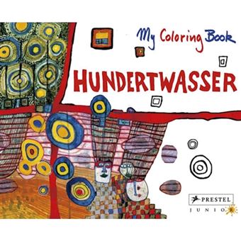 Hundertwasser colouring book