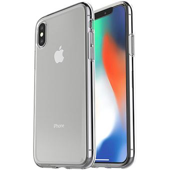 Película Ecrã Aplha Glass + Capa Otterbox para iPhone X/XS - Transparente