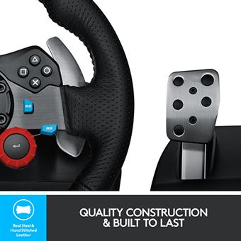 Volante + Pedais LOGITECH G923 (PS5/PS4/PC - Preto)