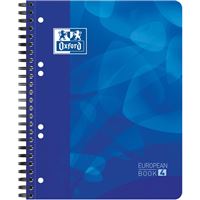 Caderno Pautado Oxford European Book 4 A5 Azul
