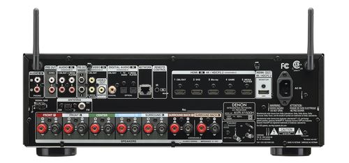 Denon AVR-X1500H 80 W 7.1 canais Surround Compatibilidade 3D Preto