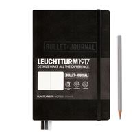Caderno Pontilhado Leuchtturm Bullet Journal A5 Preto