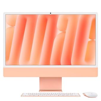 iMac | 24'' | 2024 | M4 | 16GB | 256GB SSD | GPU 8-core - Laranja - 1