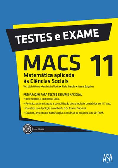 Testes E Exame MACS 11 Ano Brochado V rios Compra Livros Na 