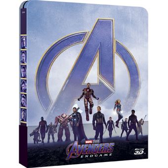 Avengers: Endgame - Edição Steelbook - Blu-ray 3D + 2D + Blu-ray Bonus Importação