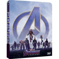 Avengers: Endgame - Edição Steelbook - Blu-ray 3D + 2D + Blu-ray Bonus Importação