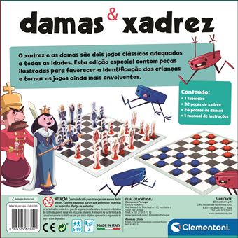 Jogo de damas e xadrez