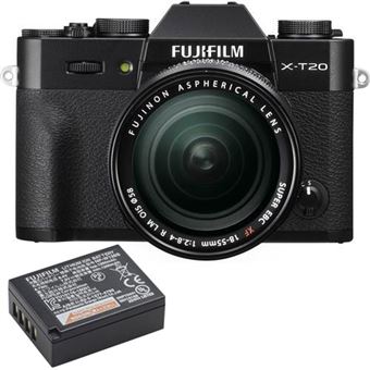 Fujifilm X-T20 + XF 18-55mm f/2.8-4 R LM OIS - Preto + Bateria Extra