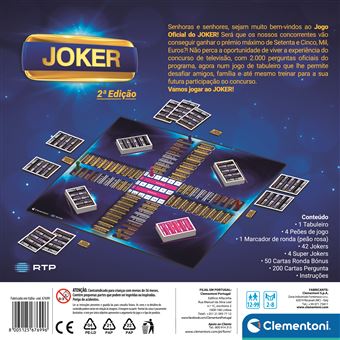 Joker - 2ª Edição - Jogo de Tabuleiro - Compra na