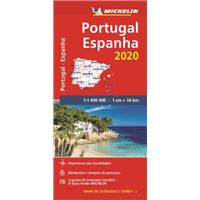 Mapa Michelin Portugal Espanha 2020