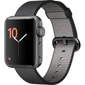 Apple Watch Series 2 38mm Cinzento Sideral | Bracelete Nylon Preto
