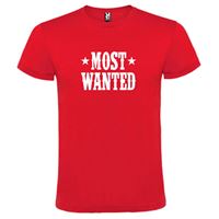 T-Shirt Most Wanted - Tamanho M