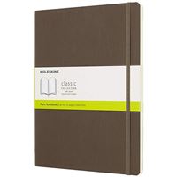 Caderno Liso Moleskine Moleskine Soft XL Castanho Terra