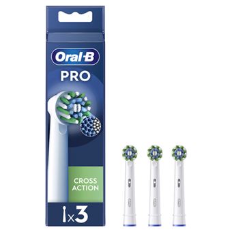 Recargas para Escovas de Dentes Elétrica Oral-B Cross Action - 3 Unidades - 1