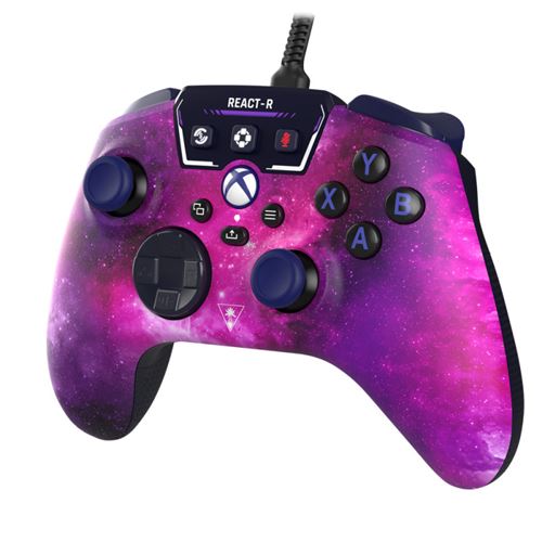 Comando com Fio Turtle Beach React-R Roxo - Xbox