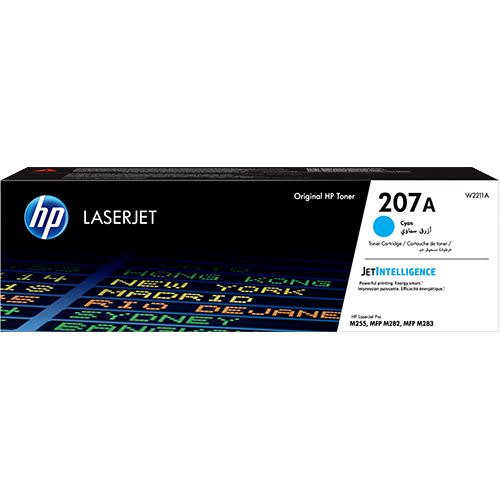 Toner HP LaserJet Original 207A - Ciano