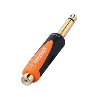 Adaptador Jack Mono Male RCA Female Bepesco
