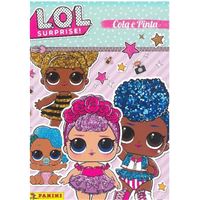 Livro Lol Surprise para Pintar e Colar