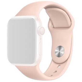 Bracelete Silicone 4-OK para Apple Watch 42mm | 44mm - Rosa Areia