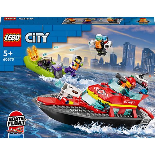 LEGO City Barco de Resgate dos Bombeiros 60373