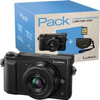 Pack Fnac Panasonic Lumix DMC-GX80 + G Vario 12-32mm f/3.5-5.6 ASPH. + Cartão SD + Bolsa