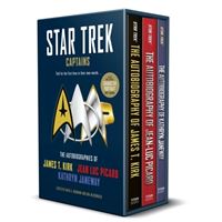 Star Trek Captains - The Autobiographies - Boxed Set With Slipcase and Character Portrait Art of Kirk, Picard and Janeway a Utobiographies
