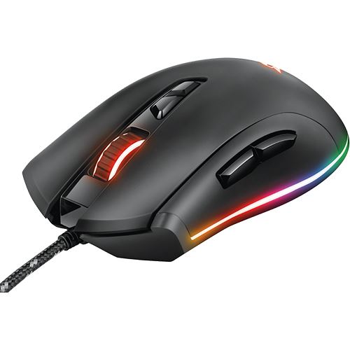 Rato Gaming Trust GXT 900 Qudos RGB - Preto