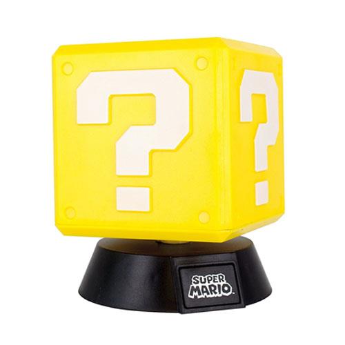 Lampada Nintendo Super Mario Question Block Icon 3D Light Lamp 27