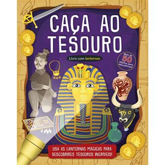 Caça ao Tesouro - Livro com Lanternas