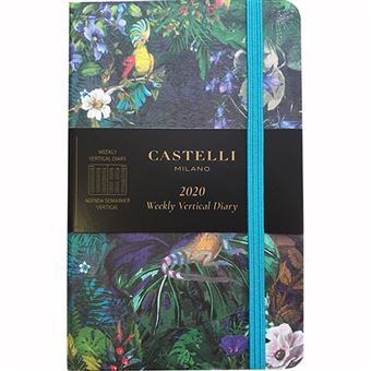 Agenda 12 Meses 2020 Castelli Milano Harris A6 Semanal Eden Lily