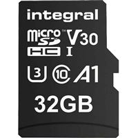 Cartão de Memória MicroSDHC Integral V30 - 32GB