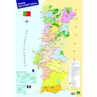 comprar mapa portugal MAPA DE PORTUGAL 100X70   Vários, Vários, Ni   Compra Livros na 