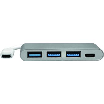 Hub Port USB-C para USB 3.0 - Cinzento