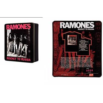 Official Ramones T-Shirt - 'Rocket To Russia' Band Logo Tee, Men's Black, XX-Large