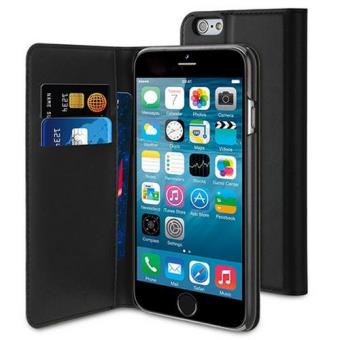 Muvit Capa Folio Slim Preto para iPhone 6s/6