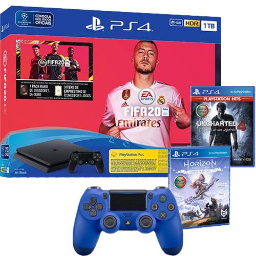 Console Sony PS4 Slim 1TB FIFA 20 1 Dualshock 4