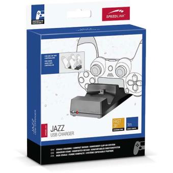 JAZZ USB Charger Black PS4