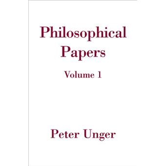 Philosophical Papers - 1