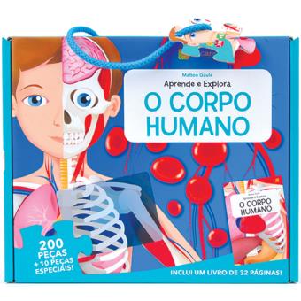 Puzzle e Livro: Aprende e Explora - O Corpo Humano