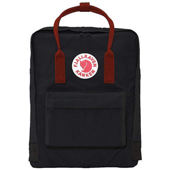 Mochila Fjällräven Kanken Classic - Black & Ox Red