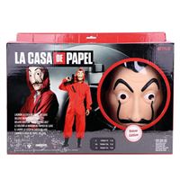 Disfarce de La Casa de Papel - Fato e Máscara: Deluxe Edition - Tamanho M/L